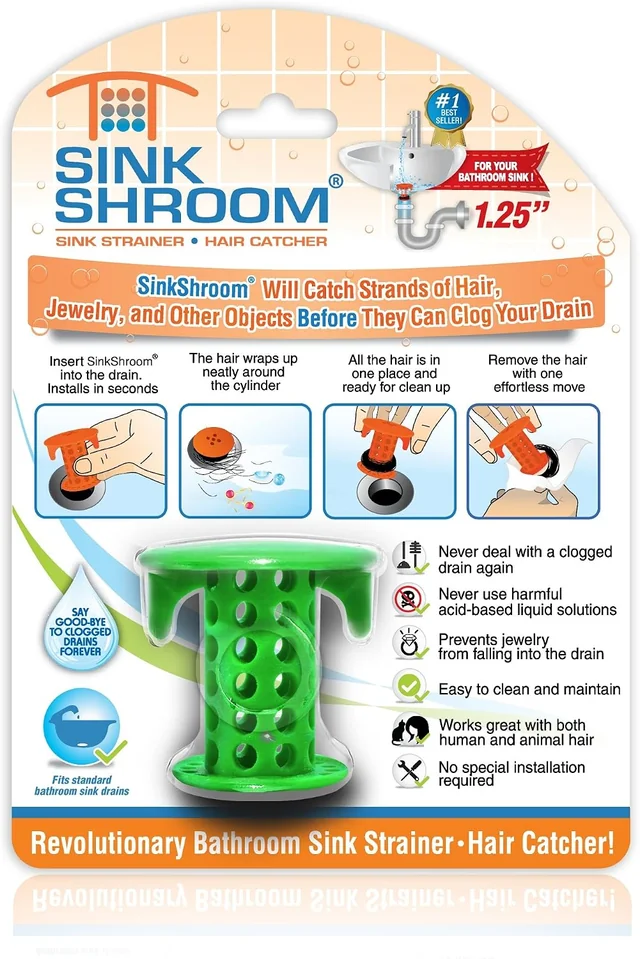 SinkShroom Original — Green with the selected package contents