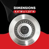 Kitchen SinkShroom + Stopper — strainer dimensions shown by the manufacturer