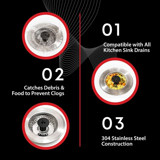 Kitchen SinkShroom + Stopper — manufacturer feature and use image 2