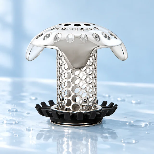 SinkShroom Ultra in a blue studio composition — product illustration